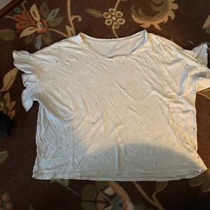 American Eagle ripped top